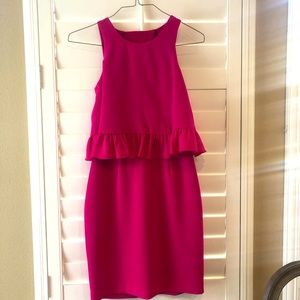 Trina Turk hot pink sleeveless dress